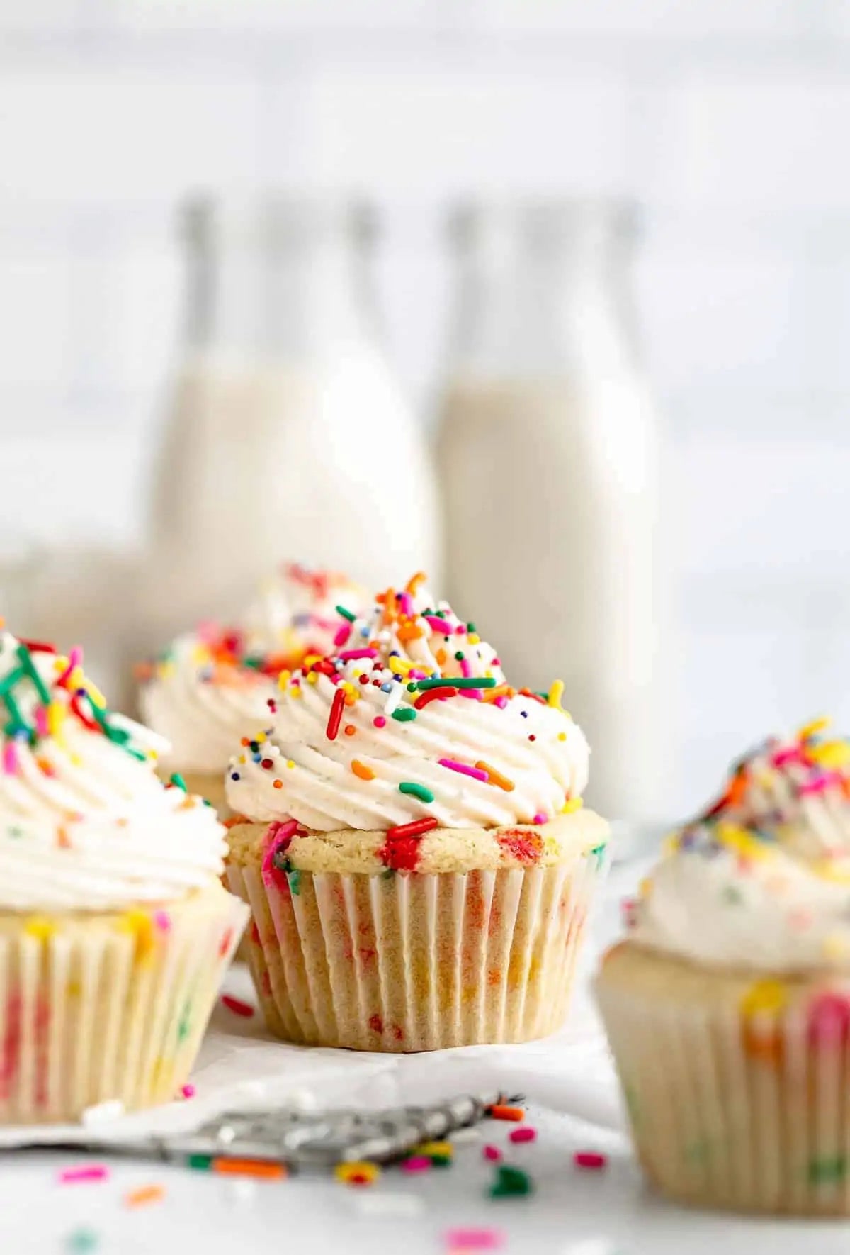 Confetti Cupcakes w/Buttercream Frosting