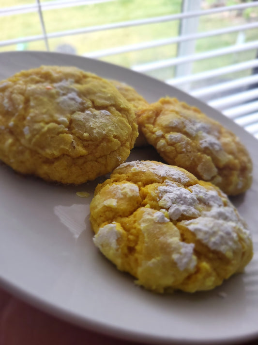 Lemon Crinkle Cookies