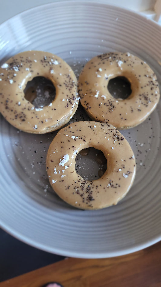 Coffee Donuts w/Coffee Frosting & Coffee Crunchies